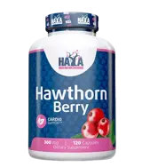 HAYA LABS Hawthorn Berry 300 мг Екстракт От Глог - 120 капсули, 120 дози