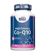 HAYA LABS High Potency Coenzyme Co-Q10 100 мг Коензим Q10 - 60 капсули, 60 дози