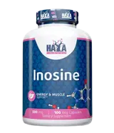 HAYA LABS Inosine 500 мг Инозин - 100 вег капсули, 100 дози