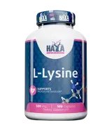 HAYA LABS L-Lysine 500 мг Л-Лизин - 100 капсули, 100 дози