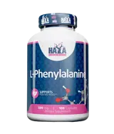 HAYA LABS L-Phenylalanine 500 мг L-Фенилаланин - 100 капсули, 100 дози