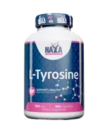 HAYA LABS L-Tyrosine 500 мг Л-Тирозин - 100 капсули, 100 дози
