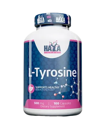 HAYA LABS L-Tyrosine 500 мг Л-Тирозин - 100 капсули, 100 дози
