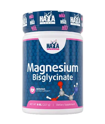 HAYA LABS Magnesium Bisglycinate 300 мг Mагнезиев Бисглицинат - 227 грама, 78 дози