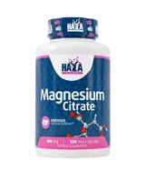HAYA LABS Magnesium Citrate 400 мг Магнезиев Цитрат - 120 вег капсули, 40 дози