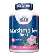 HAYA LABS Marshmallow Root 960 мг Екстракт от Бяла Ружа - 100 вег капсули, 50 дози