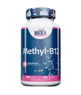 HAYA LABS Methyl B-12 200 мкг Витамин B-12 Метилкобаламин - 100 таблетки, 100 дози