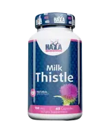 HAYA LABS Milk Thistle 100 мг Екстракт От Бял Трън - 60 капсули, 60 дози