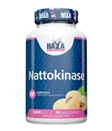 HAYA LABS Nattokinase 2000 FU Ензим Натокиназа - 90 вег капсули, 90 дози