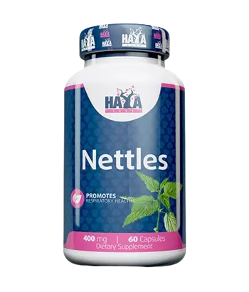 HAYA LABS Nettles 400 мг Коприва - 60 капсули, 30 дози