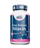 HAYA LABS Niacin /Time Release/ 250 мг Ниацин - 100 таблетки, 100 дози