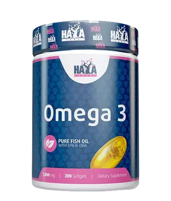 HAYA LABS Omega 3 1000 мг Fish Oil Рибено Масло