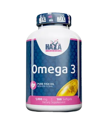 HAYA LABS Omega 3 1000 мг Fish Oil Рибено Масло