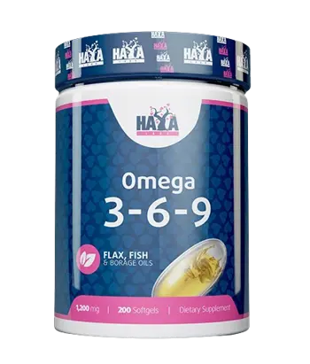 HAYA LABS Omega 3-6-9 1200 мг Мастни Киселини Омега 3,6 и 9