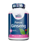 HAYA LABS Panax Ginseng 200 мг Корен от Женшен - 120 капсули, 120 дози