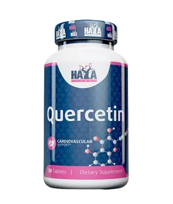 HAYA LABS Quercetin 500 мг Кверцетин - 50 таблетки, 50 дози