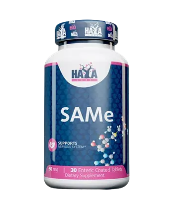 HAYA LABS SAMe 50 мг S-Аденозил Метионин - 30 таблетки, 30 дози