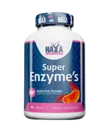 HAYA LABS Super Enzyme Complex Комплекс От Храносмилателни Ензими - 90 таблетки, 90 дози