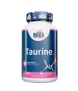 HAYA LABS Taurine 500 мг Таурин - 100 капсули, 100 дози