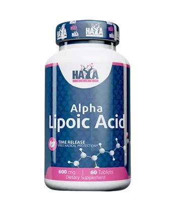 HAYA LABS Time Release Alpha Lipoic Acid (Алфа Липоева Киселина) 600 мг - 60 таблетки, 60 дози