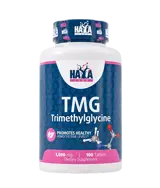 HAYA LABS TMG 1000 мг Триметилглицин - 100 таблетки, 100 дози