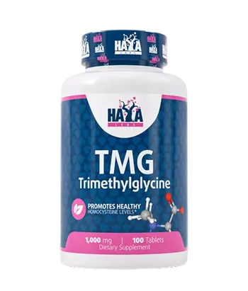 HAYA LABS TMG 1000 мг Триметилглицин - 100 таблетки, 100 дози