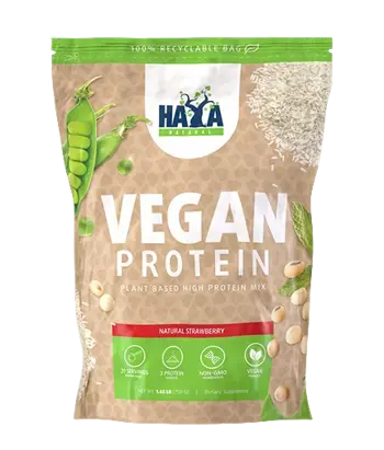 HAYA LABS Vegan Protein Растителен Протеин - 750 грама, 20 дози