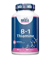 HAYA LABS Vitamin B-1 Thiamine 50 мг Витамин В1 Тиамин - 100 таблетки, 100 дози