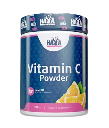 HAYA LABS Vitamin C Powder 1000 мг Витамин С на Прах - 200 грама, 200 дози