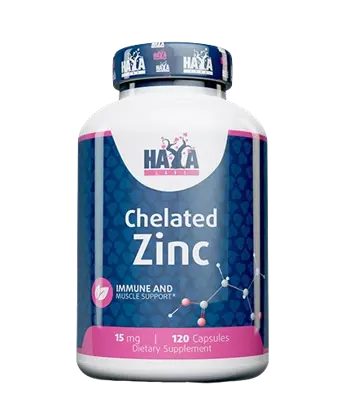 HAYA LABS Zinc 15 мг Цинк - 120 капсули, 120 дози