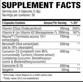 Revive Heart with Rejuna & Curcumin За подкрепа на сърдечно-съдовата система