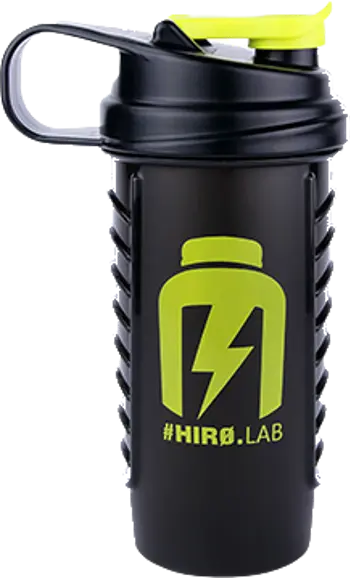 Hero Shaker Crater Cap Черен шейкър с иновативна капачка