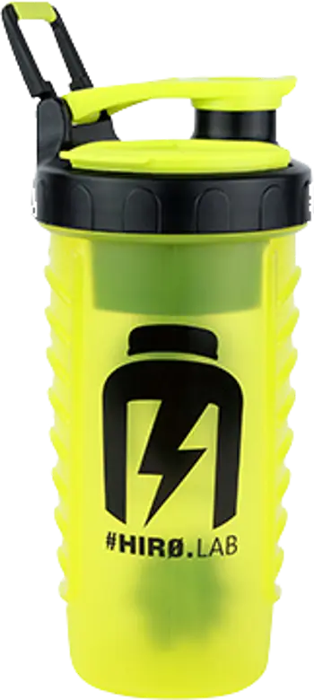 Hero Shaker Crater Cap Жълт шейкър за спортни напитки