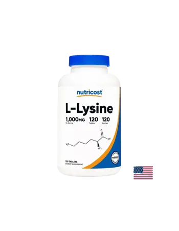 Nutricost L-Lysine (хидрохлорид) 1000 mg, 120 таблетки