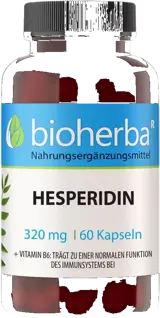 Bioherba Hesperidin 320 mg + Vitamin B6 В подкрепа на имунната система х 60 капсули