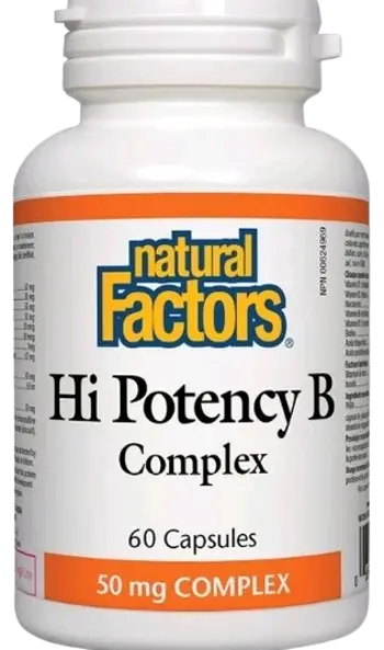 Hi Potency B Complex 60 капсули, 60 Дози - В КОМПЛЕКС