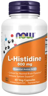 Хистидин / NOW L-Histidine 600 mg