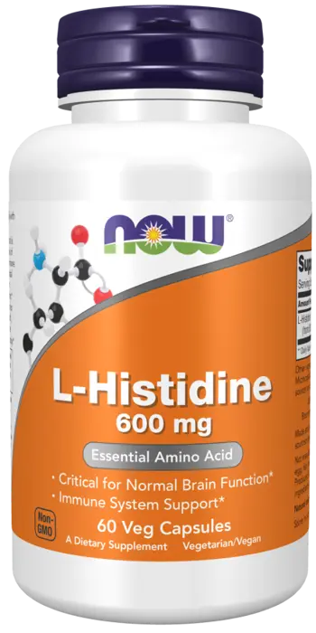 Хистидин / NOW L-Histidine 600 mg