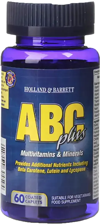 Holland And Barrett ABC Plus / Multivitamins & Minerals Formula 60 каплети, 60 Дози