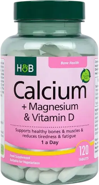 Holland And Barrett Calcium Magnesium with Vitamin D3 120 каплети