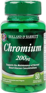 Holland And Barrett Chromium 200 mcg Таблетки