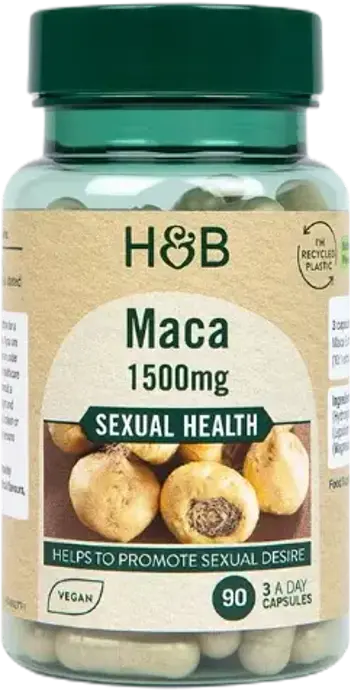 Holland And Barrett Maca 500 mg За енергия и хормонален баланс х 60 капсули