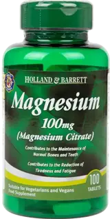 Holland And Barrett Magnesium Citrate 100 mg Магнезиев цитрат - 100 каплети