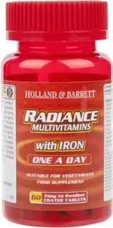 Holland And Barrett Radiance Multi Vitamins and Minerals Ежедневна формула х 60 Таблетки