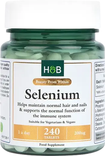 Holland And Barrett Selenium 200 mcg За силна имунна система и щитовидна жлеза