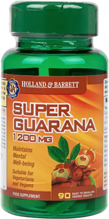 Holland And Barrett Super Guarana 1200 mg За енергия и фокус х 90 каплети