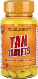 Holland And Barrett Tan Tablets За естествен и равномерен тен х 60 каплети