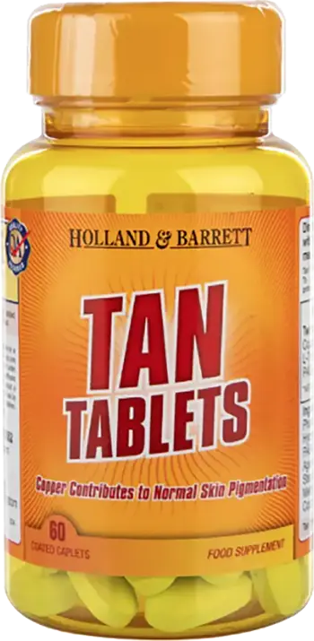 Holland And Barrett Tan Tablets За естествен и равномерен тен х 60 каплети