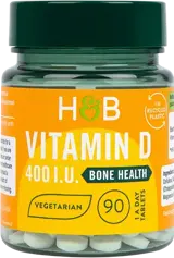 Holland And Barrett Vitamin D3 400 IU За здрави кости и имунитет х 100 Таблетки