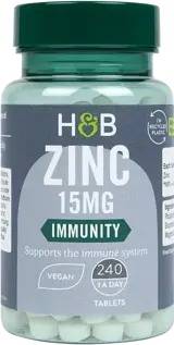 Holland And Barrett Zinc Gluconate 15 mg / High Strength 250 Таблетки, 250 Дози